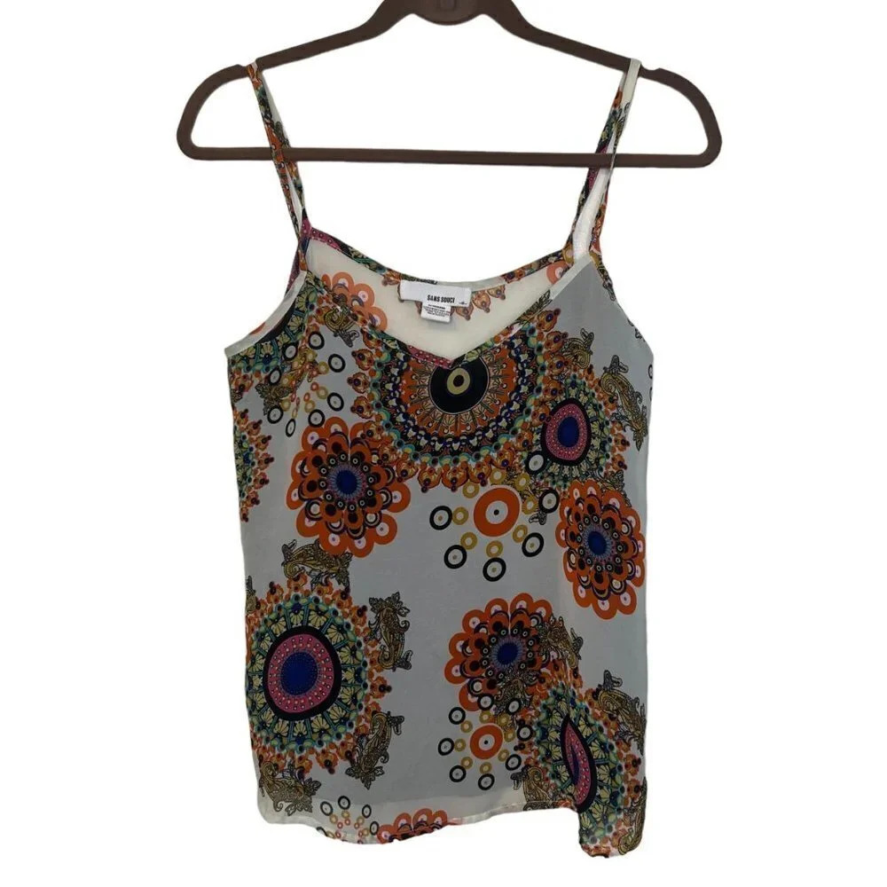 Sans Souci Boho Multicolored Camisole Size Medium‎